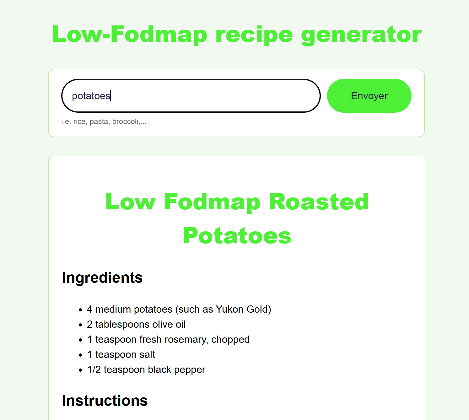 low fodmap project image